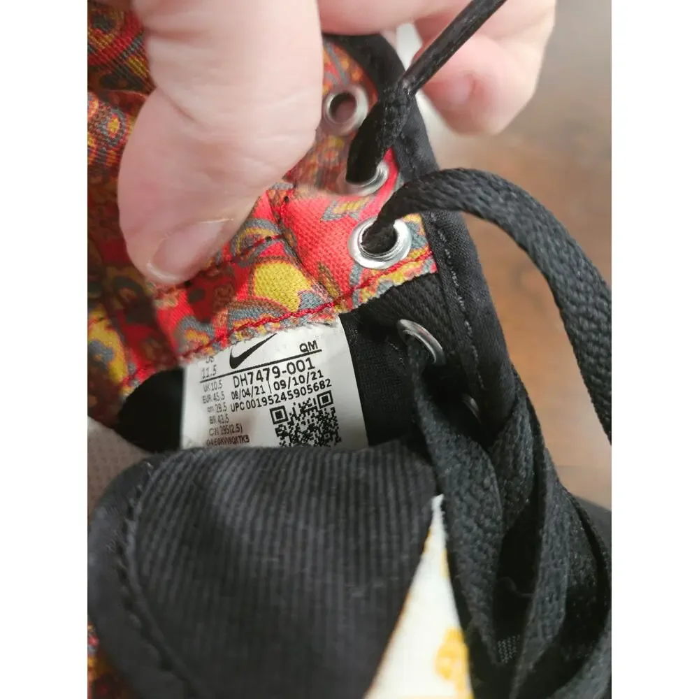 Nike Blazer Court Mid Premium SB Black Sneakers Men’s US Size 11.5 - Picture 8 of 9